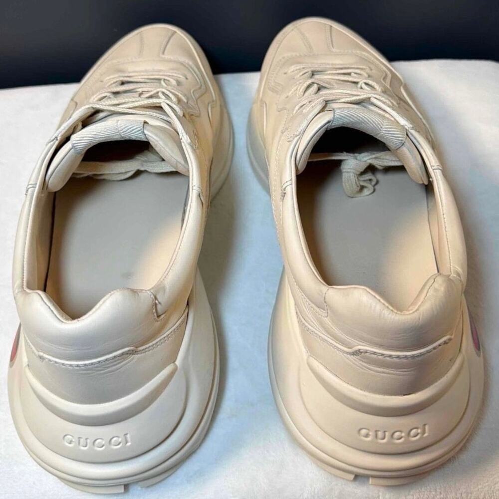 Gucci Rhyton Leather Logo | 500877 DRW00 9522 | US10.5M - Picture 10 of 13
